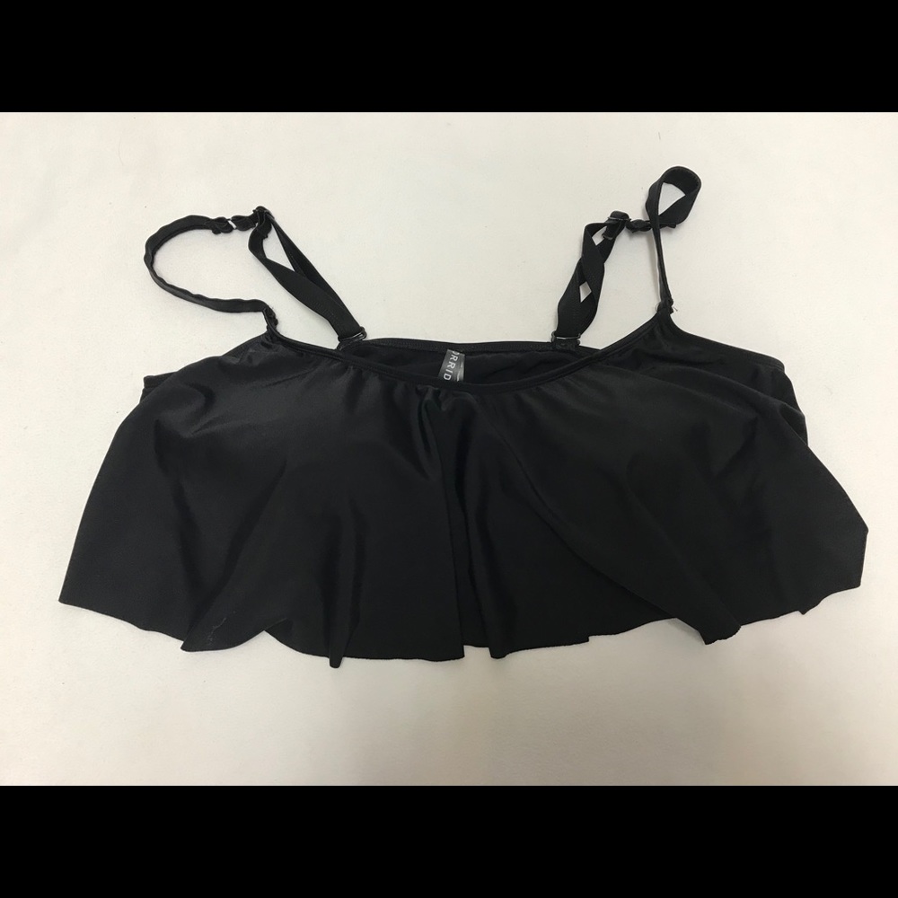 Torrid black bathing suit top size 2